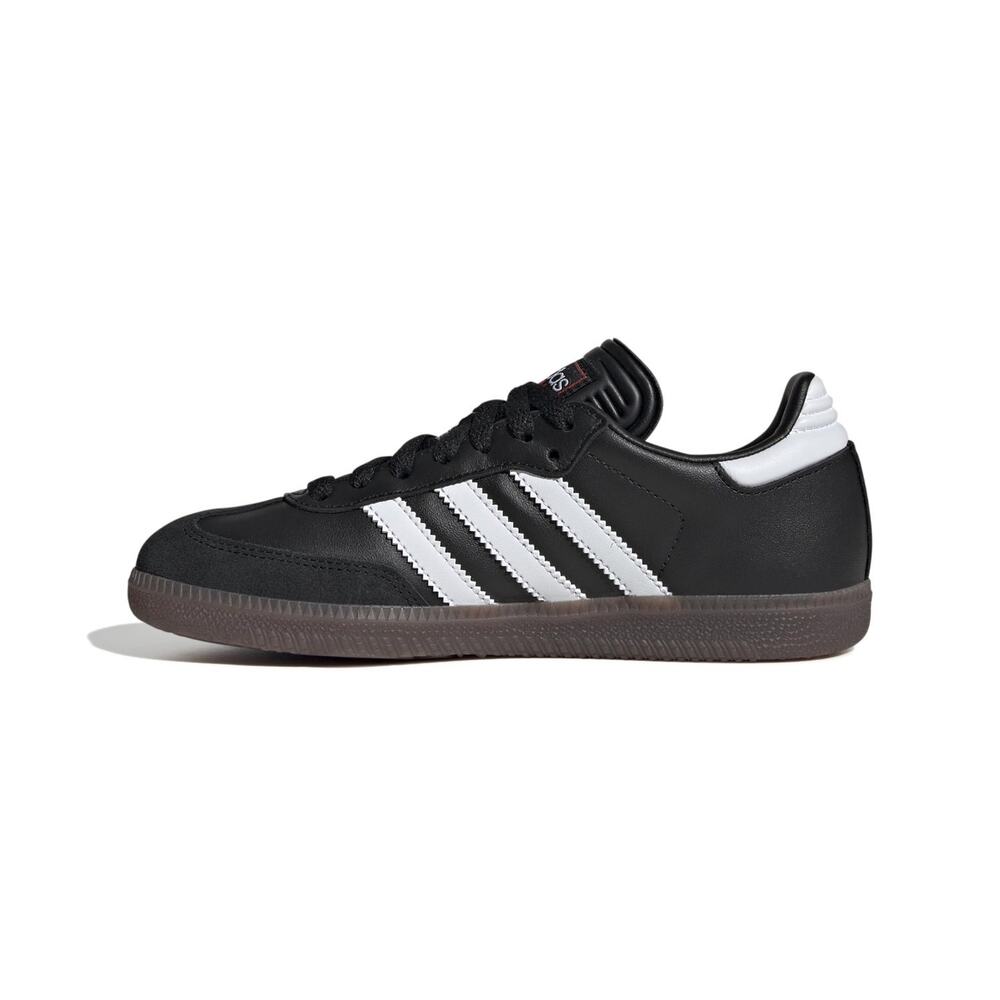Adidas Unisex Kids Samba Indoor Soccer Shoes Black White Gum Size 4.5 New